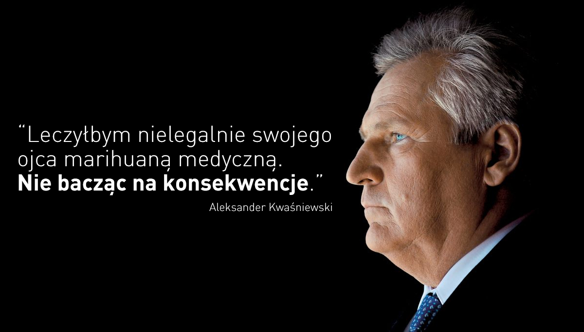 Prezydent kwaśniewski o marihuanie medycznej